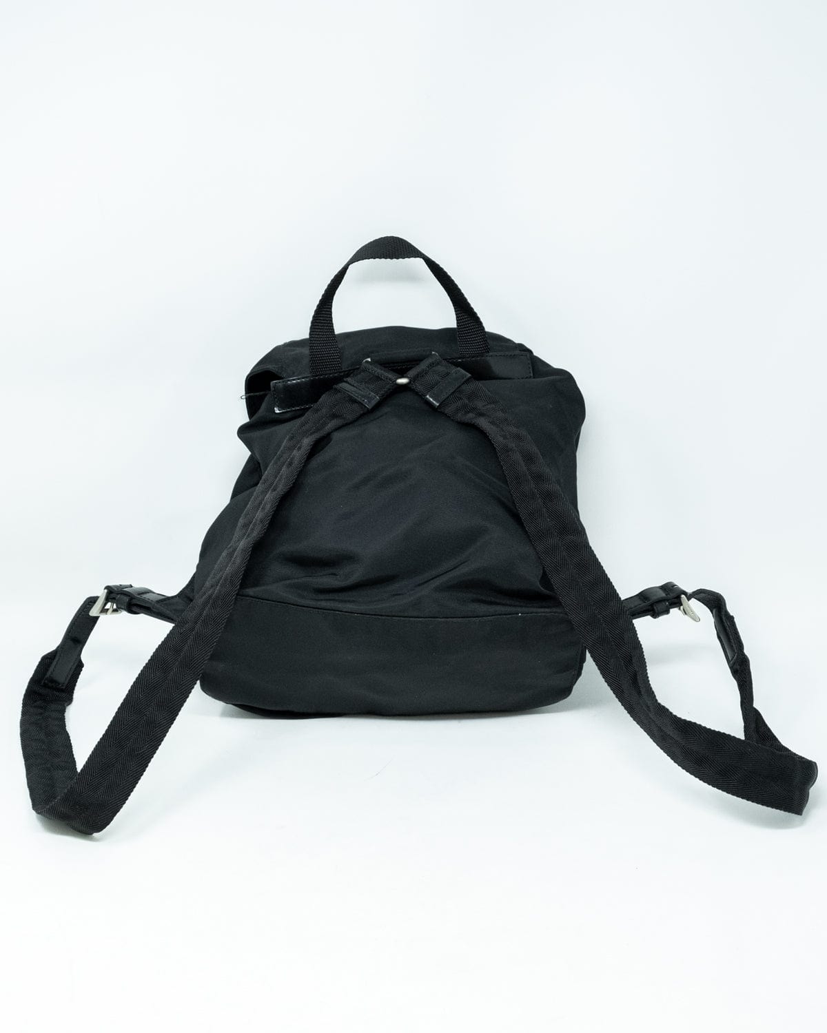 Prada Prada Black Nylon Backpack - AGL1740