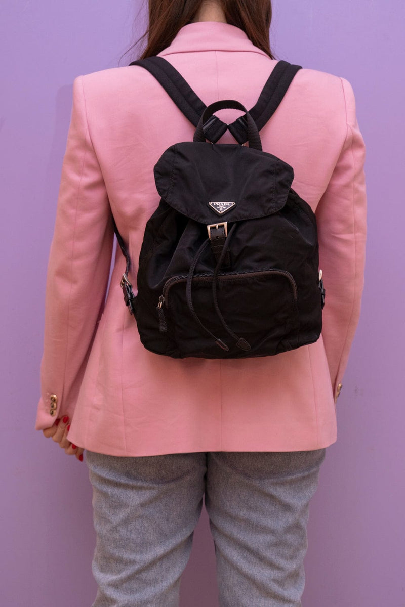 Prada nylon backpack online mini