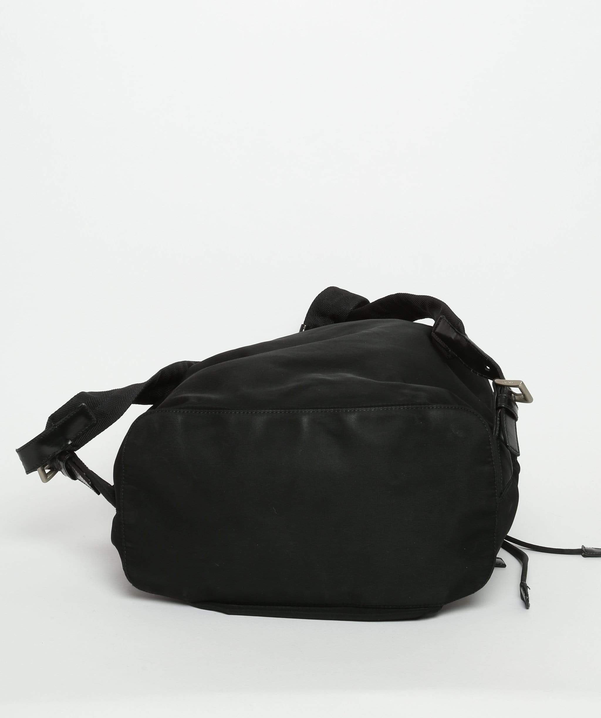 Prada Prada Black Nylon Backpack with Single Pocket 58