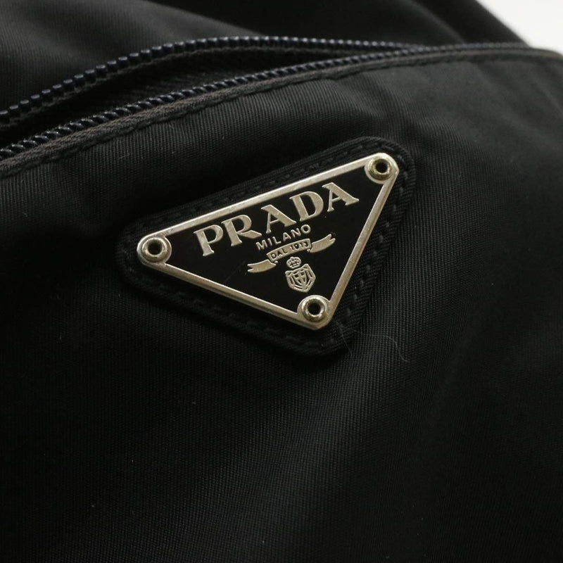 NEW Prada Black Tessuto Nylon Clutch Crossbody Bag For Sale at 1stDibs