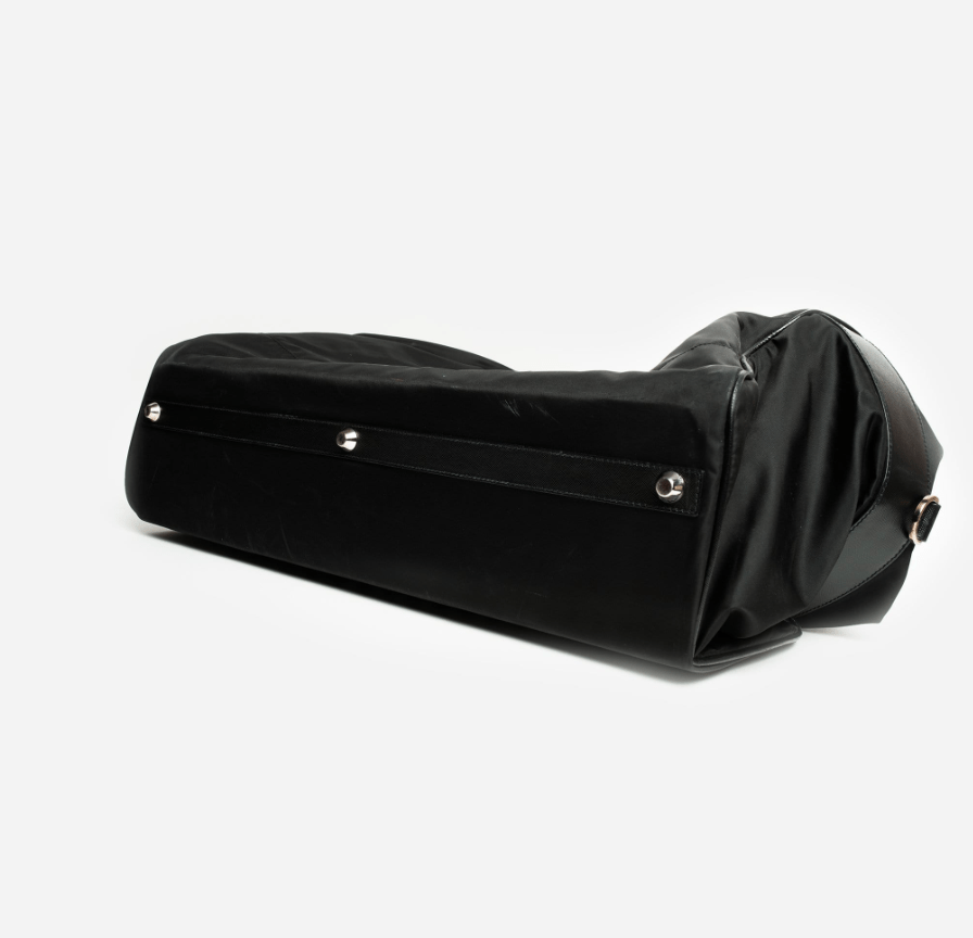 Prada Prada Black Nylon Duffle Travel Bag