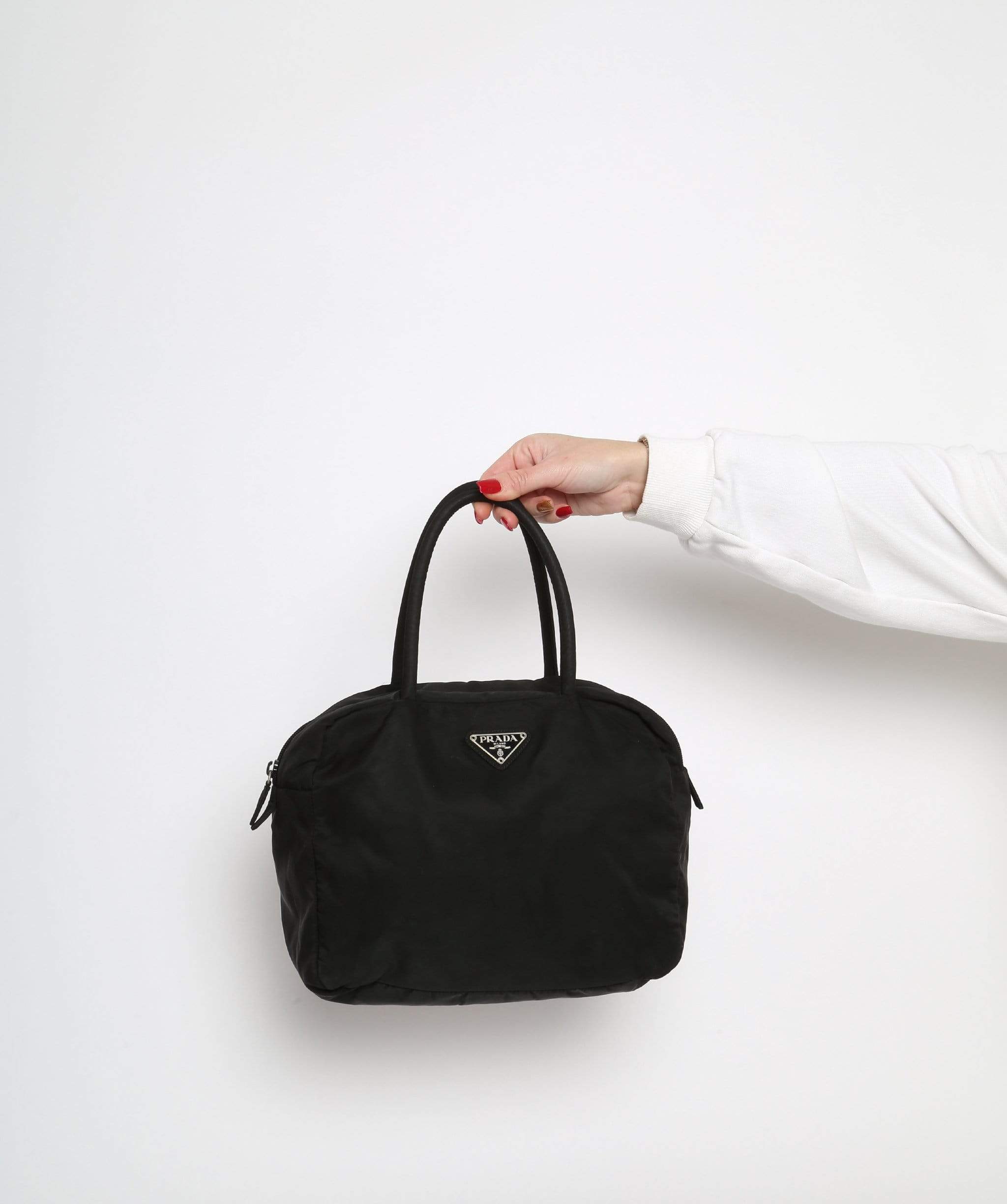 Prada Prada Black Nylon Handbag 126