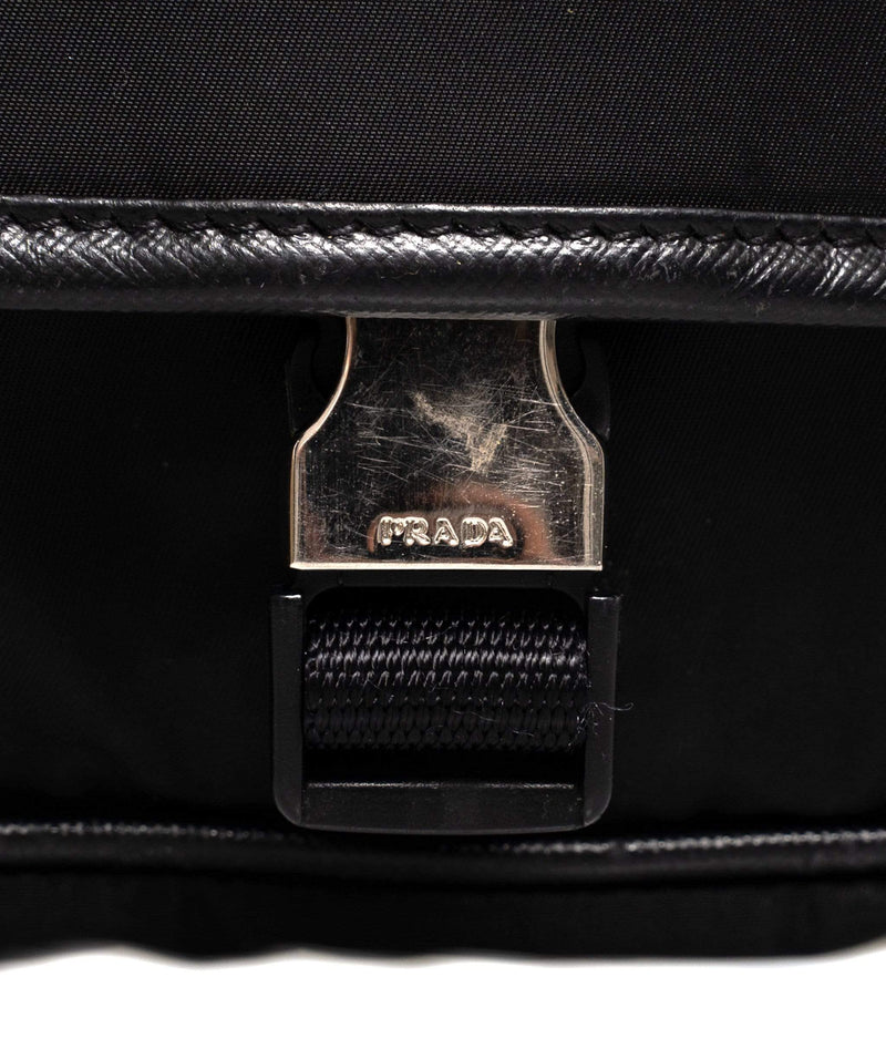 Prada Prada Black Nylon Satchel Bag - NW4234
