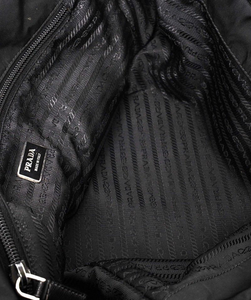 Prada Prada Black Nylon Satchel Bag - NW4234