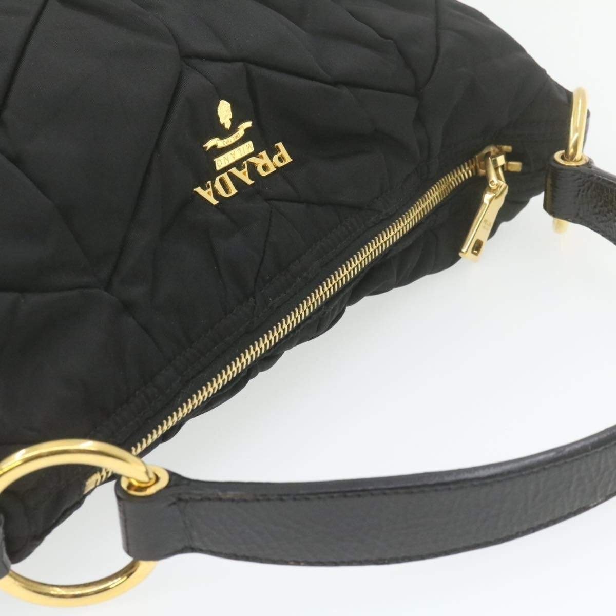 Prada Prada Black Tessuto Quilted Shoulder Bag MW2267