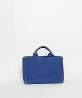 Prada PRADA Blue Canapa Canvas PM Hand Bag 197