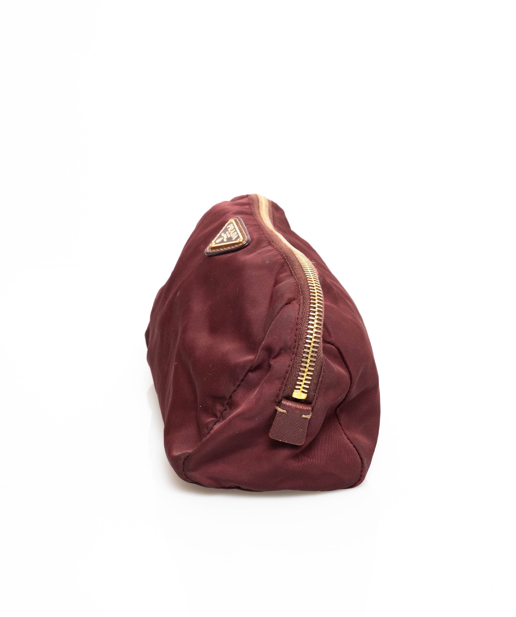 Prada PRADA Burgundy Nylon Pouch MW2760