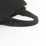Prada PRADA Canapa Hand Bag Black Canvas GM