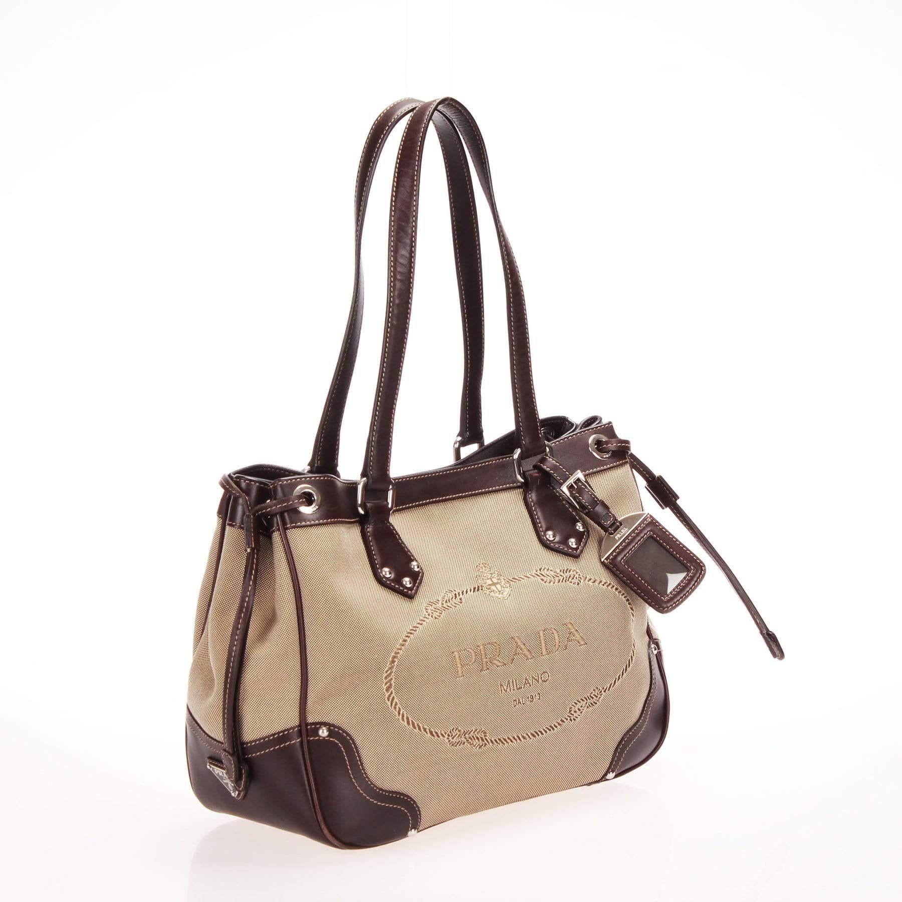 Prada Prada Canapa Shoulder Bag