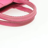 Prada Prada Denim Canvas Canapa Hand Bag Pink