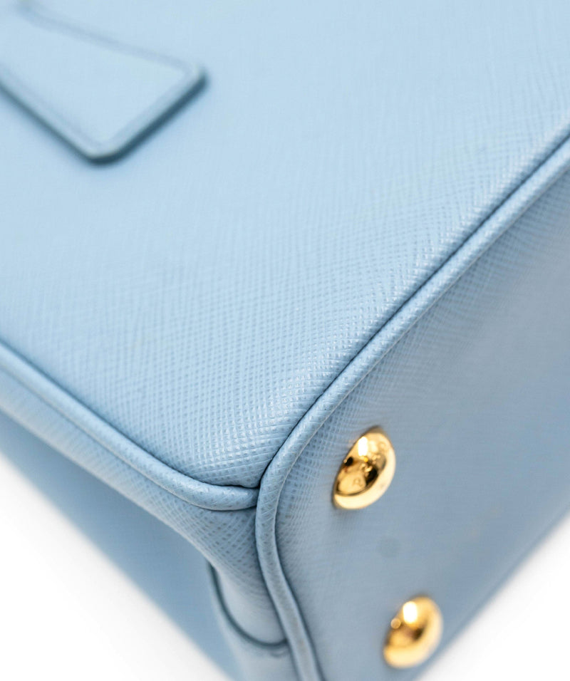 Prada Gold Galleria Saffiano Leather Mini Bag ○ Labellov ○ Buy