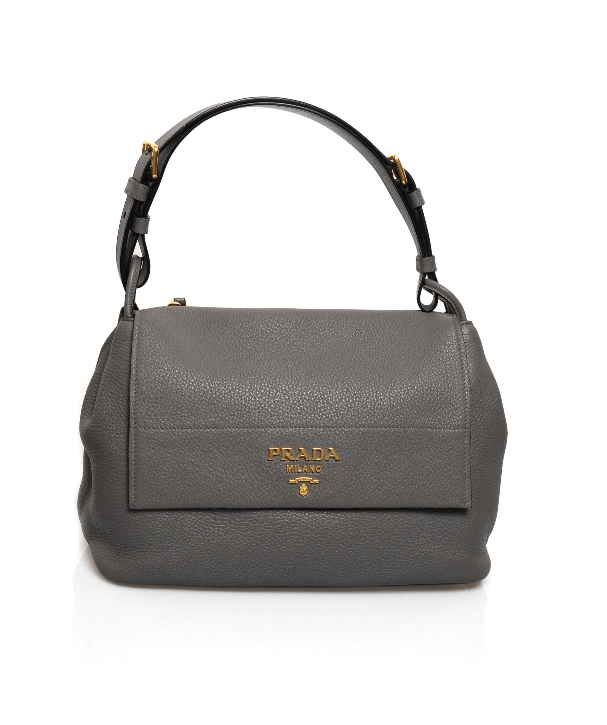 Prada Prada Grey Soft Shoulder Bag - AGL1318