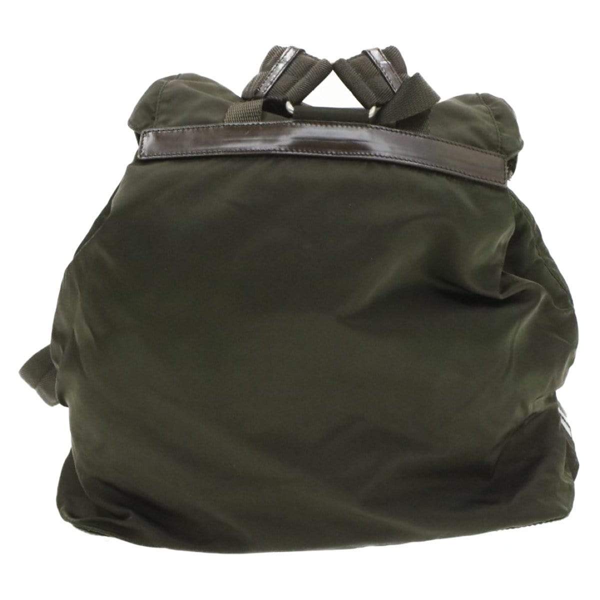 Prada PRADA Khaki Brown Nylon Backpack 50