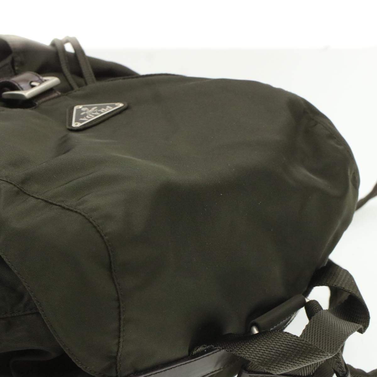 Prada PRADA Khaki Brown Nylon Backpack 50