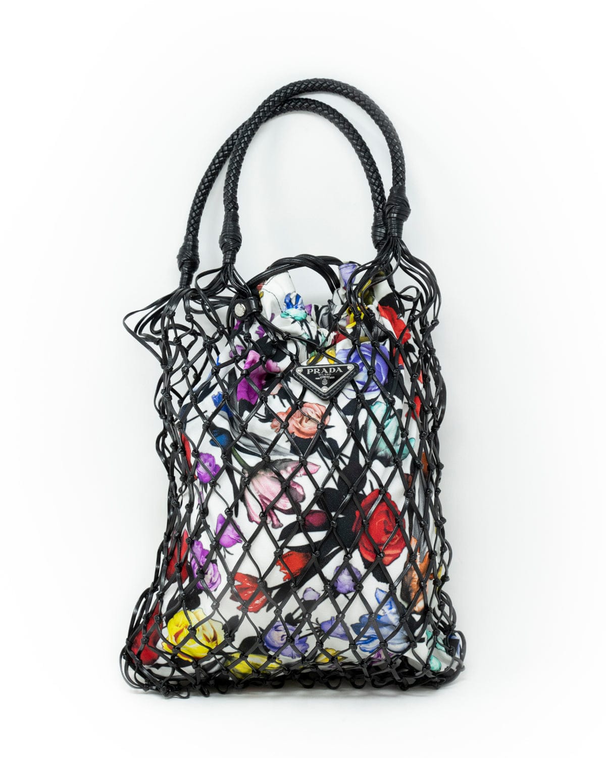 Prada Leather Net Soft Tote Bag AGL1817