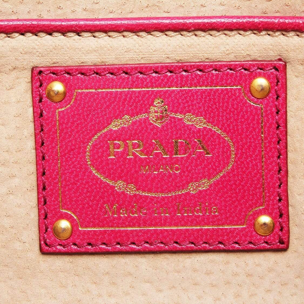 Prada Madras Woven Zip Clutch - Orange Clutches, Handbags - PRA844412