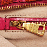 Prada Prada Madras Leather Clutch Bag