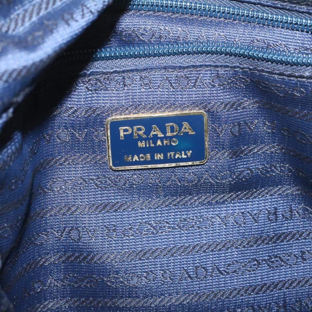 Prada Prada Navy Nylon Quilted Shoulder Bag 12