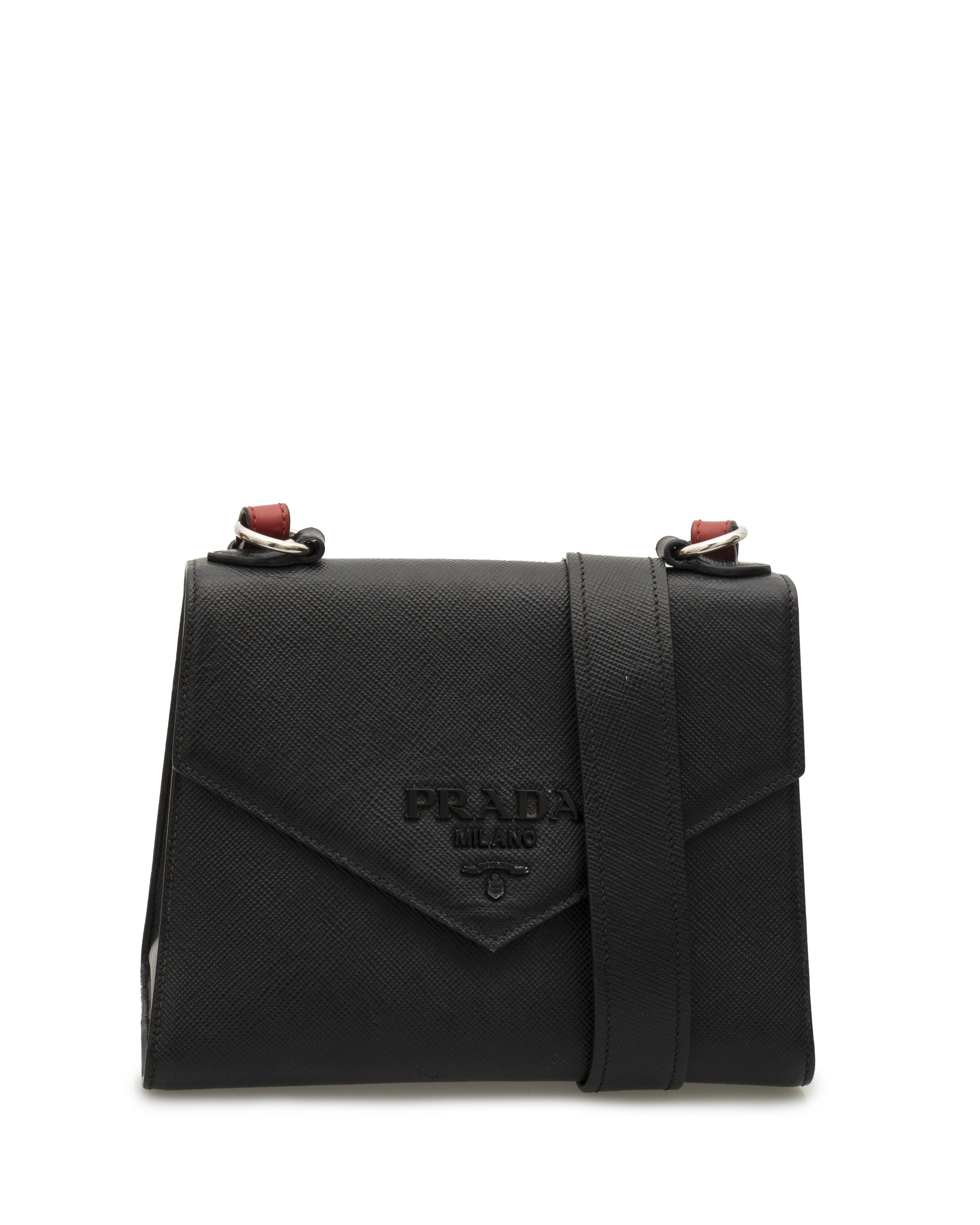 Prada Prada Navy Saffiano Shoulder Bag - AWL2107