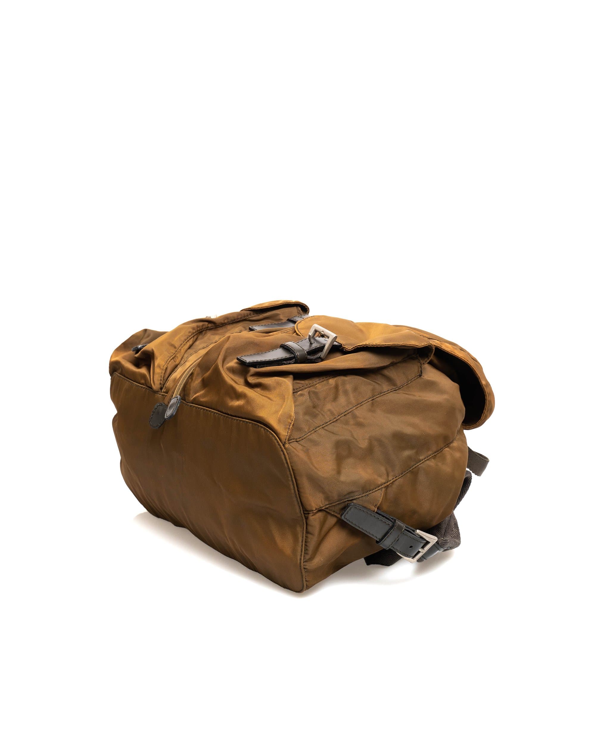 Prada Prada Nylon Khaki Backpack - ADL1575