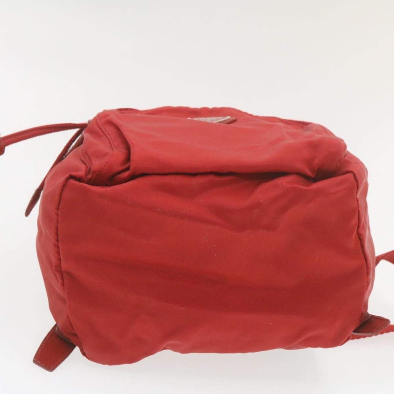 Prada PRADA Nylon Mini Backpack Red 35
