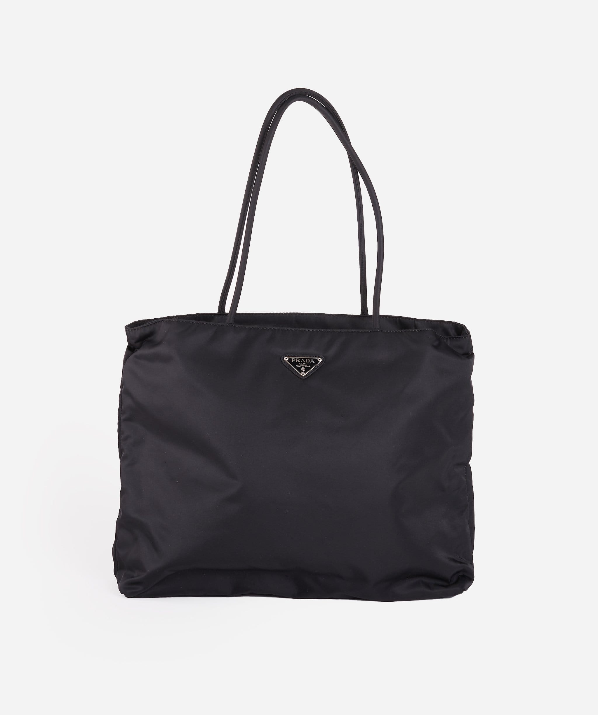 Prada Prada Nylon Shoulder Bag Black 28