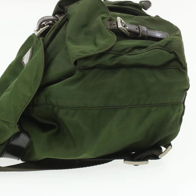 Prada PRADA Nylon Small Backpack Khaki 104