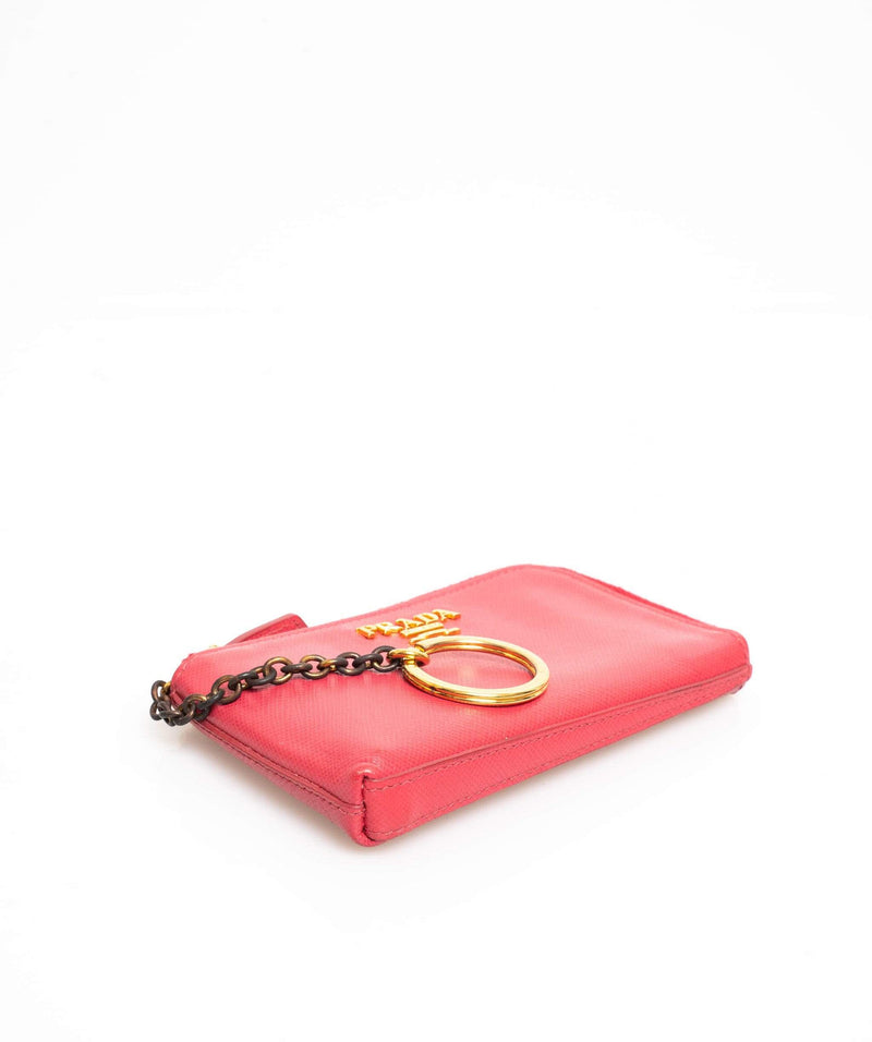 Prada Prada pink keychain wallet - ADL1142