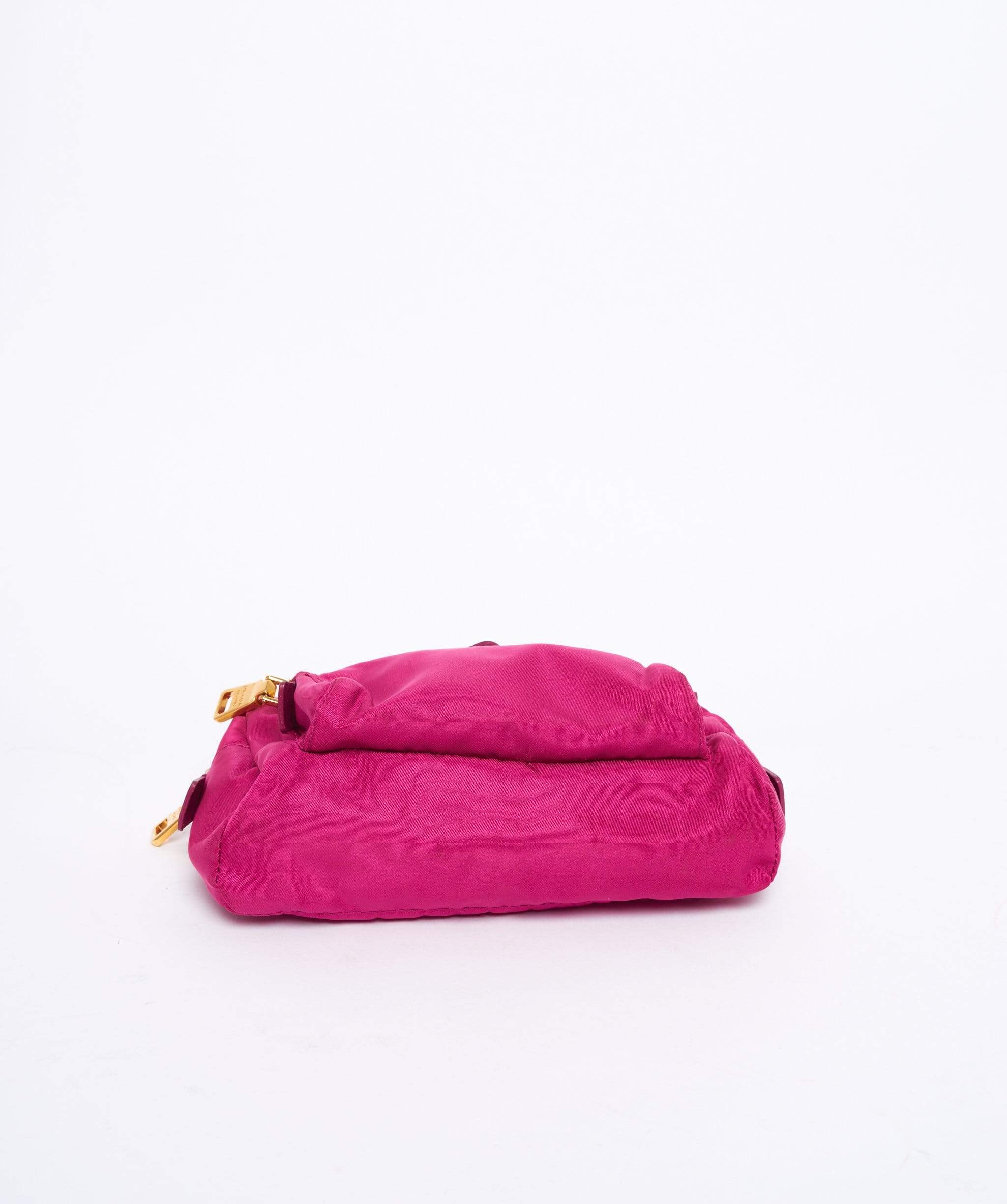 Prada PRADA Pink Nylon Front Pocket Pouch