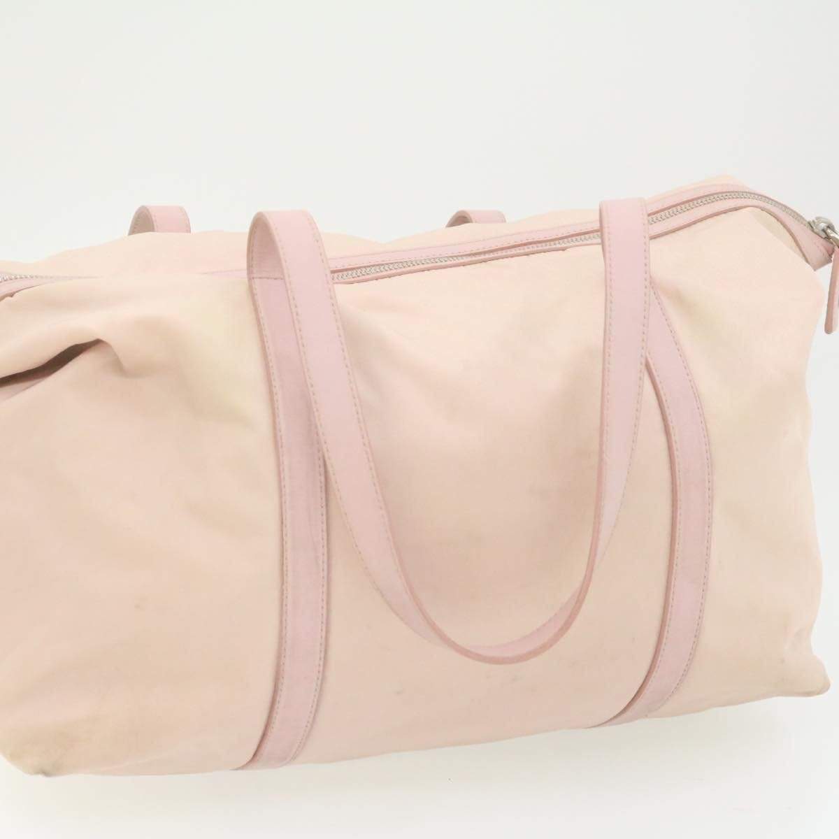 Prada PRADA Pink Nylon Tote Shoulder Bag MW2763