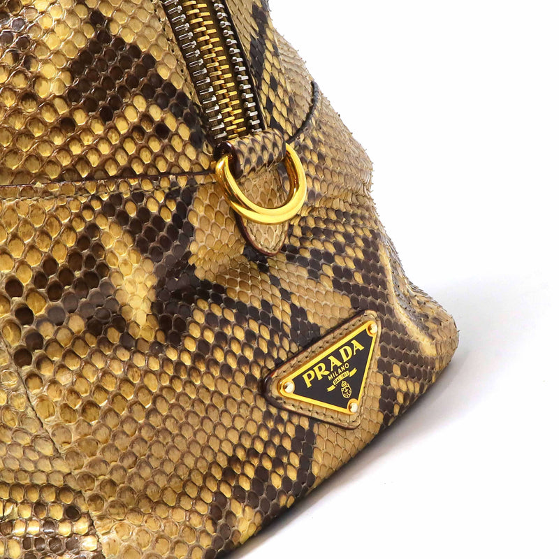 Prada Prada Python Shoulder Bag