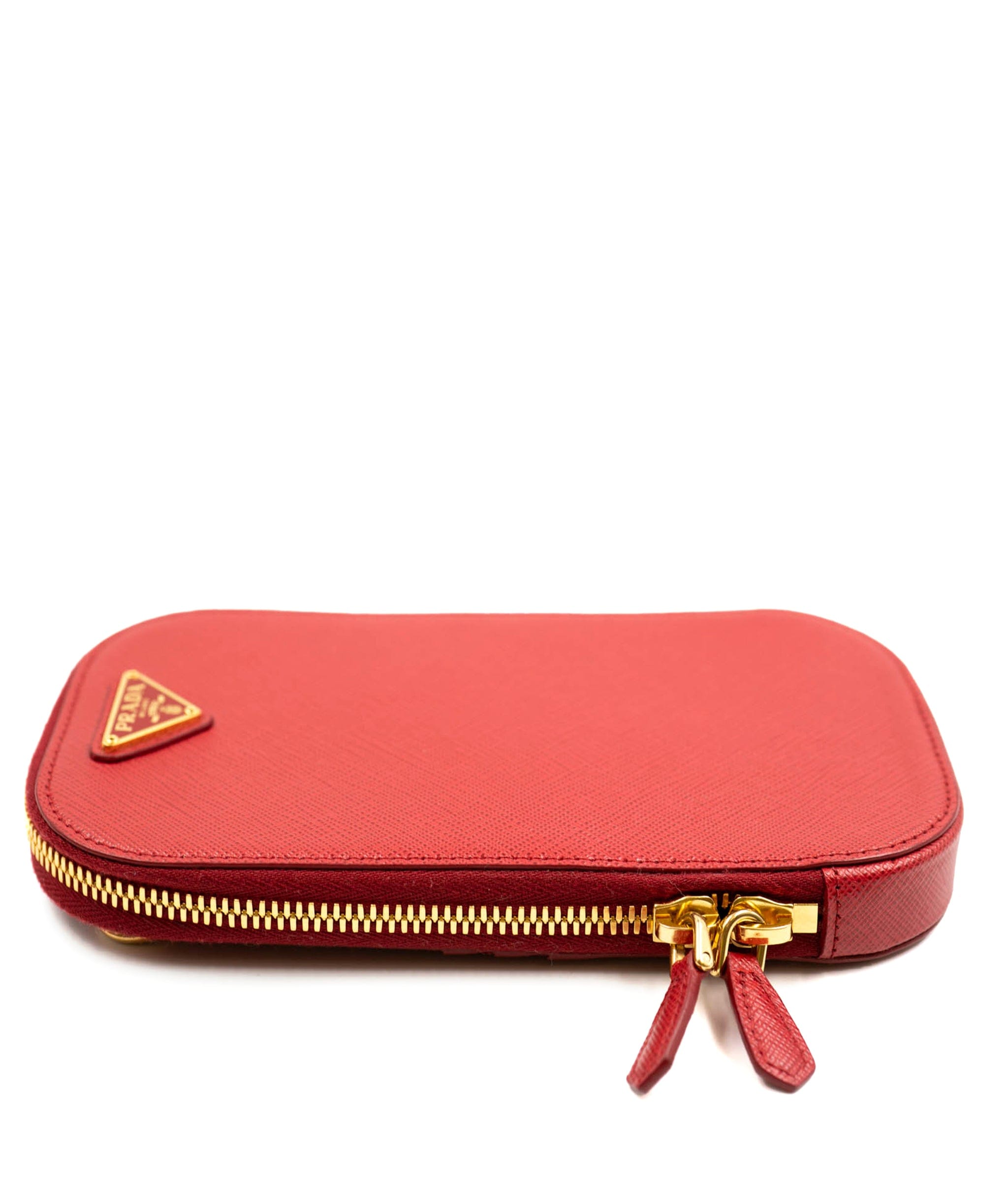 Prada Prada Red Leather Saffiano Mini-bag Crossbody Bag - AWL4158