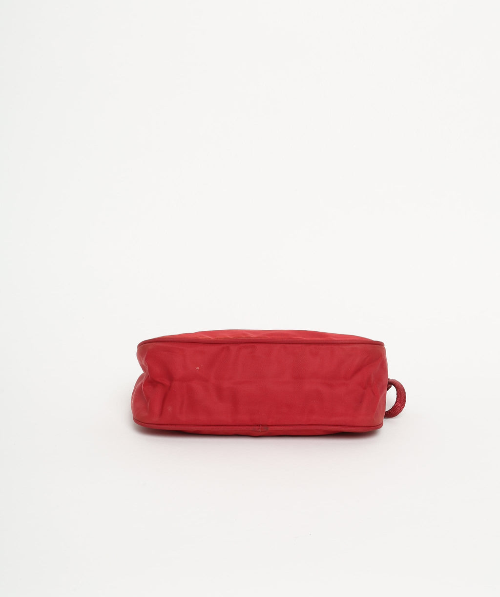 Prada Red Nylon Pouch Bag 58 – LuxuryPromise