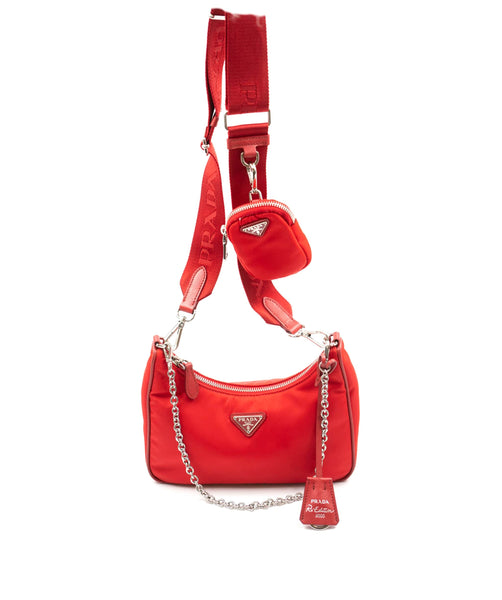 Prada re edition red new arrivals