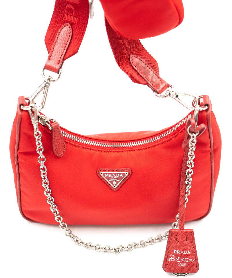 Prada red re edition 2005 bag ASL4122 LuxuryPromise