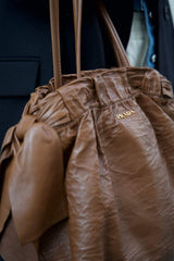 Prada Prada ruffled Bow Tote Bag - ADL1461