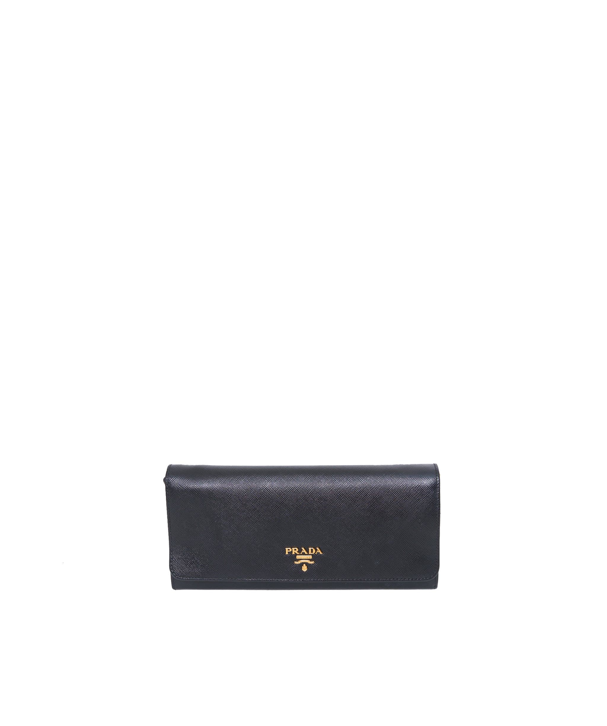 Prada Prada Saffiano Black Wallet on Chain - ADL1300