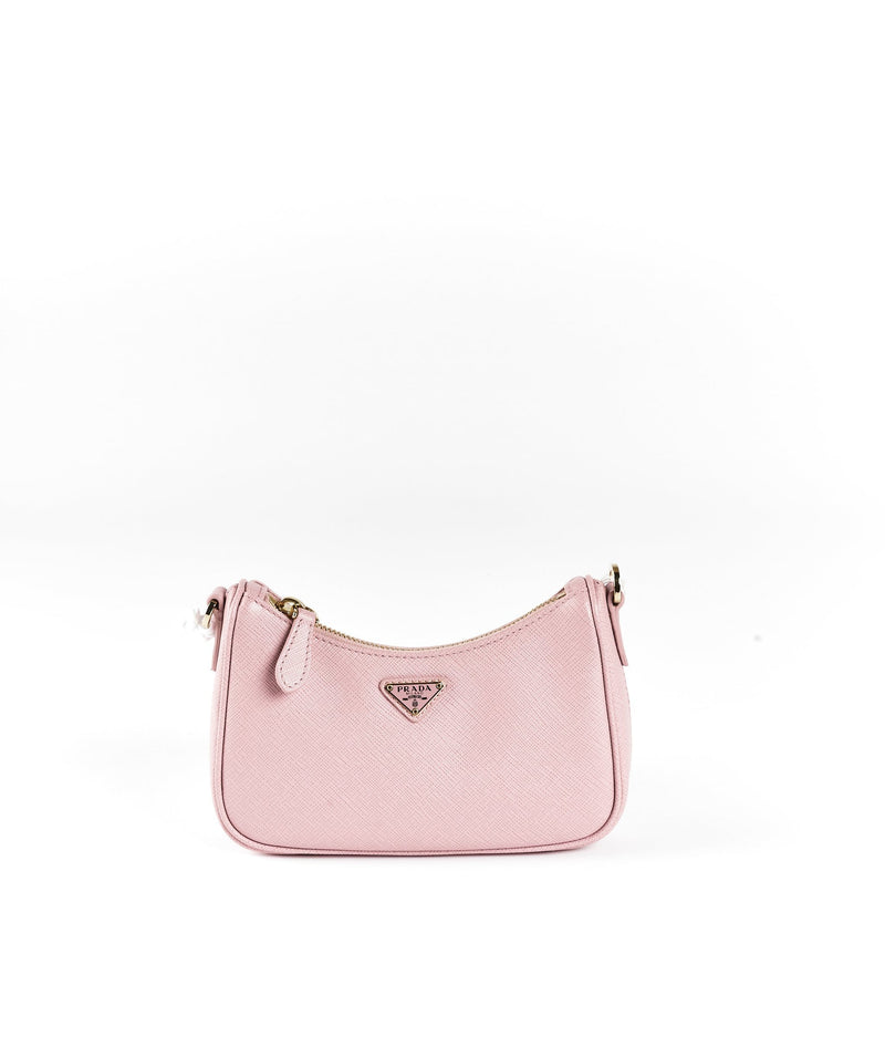 Prada Saffiona 2005 Re edition bag pink small LuxuryPromise