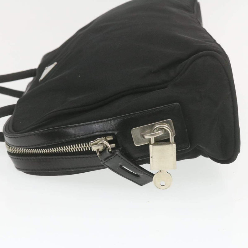 Prada – Soft Calfskin Black Leather Chain Tote Bag – Queen Station