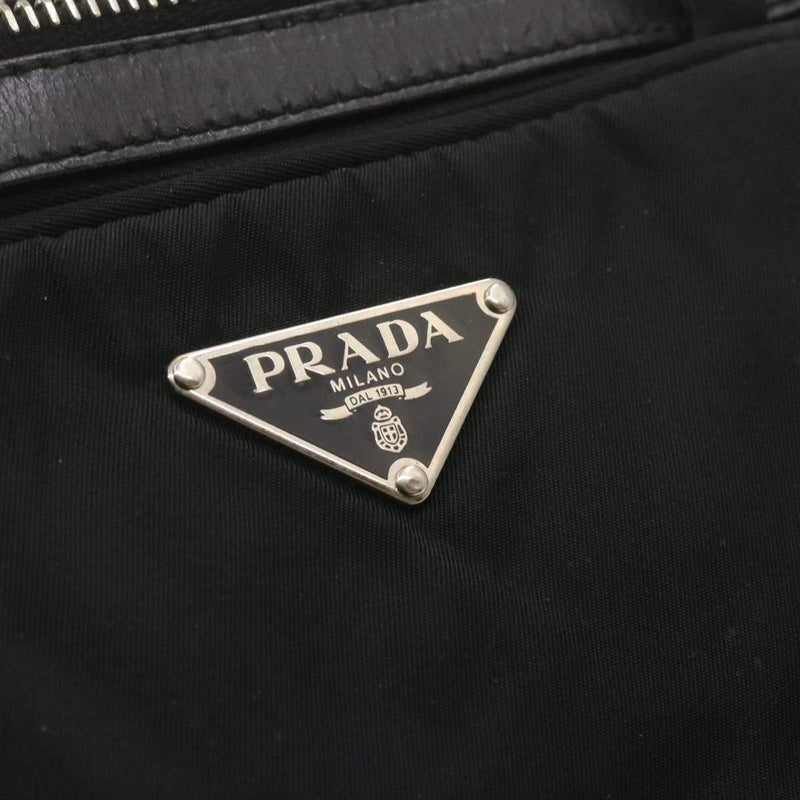 Prada Tessuto Nylon Saffiano Leather Black Top Zip Tote Bag 1BG253 – ZAK  BAGS ©️