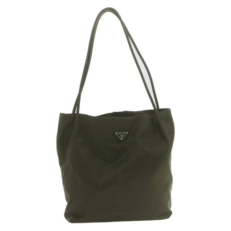 PRADA Tote Bag Khaki Nylon Tote Bag AWL1099 LuxuryPromise