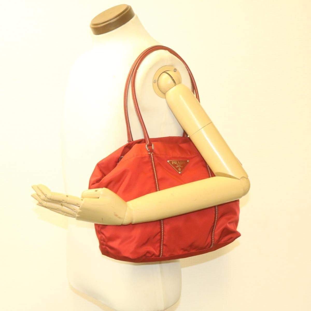 Prada Prada Tote Bag Red Nylon - AWL1098