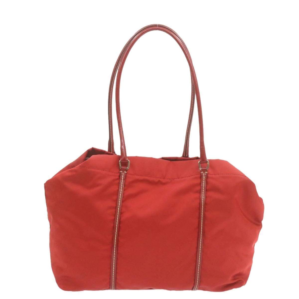 Prada Prada Tote Bag Red Nylon - AWL1098