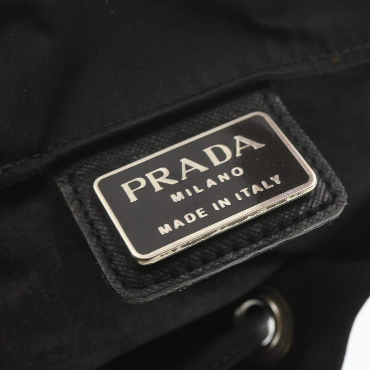 Prada Prada Vintage Black Nylon One Pocket Backpack 52