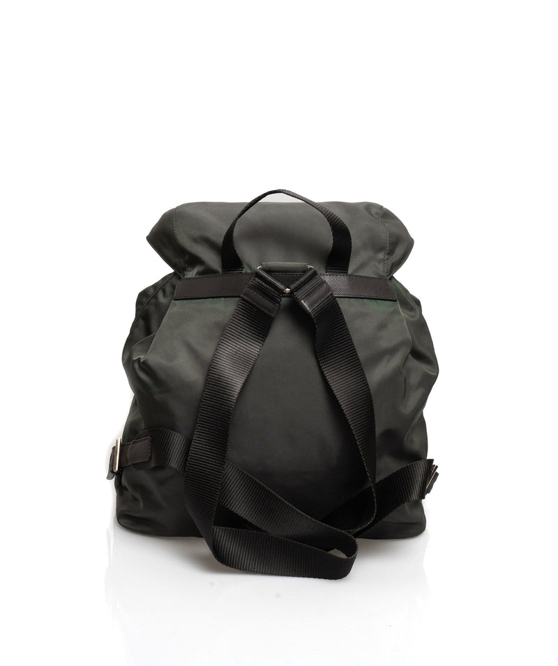 Prada PRADA Vintage Khaki Nylon Backpack - AWL1592