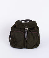 Prada Prada Vintage Nylon Khaki Backpack