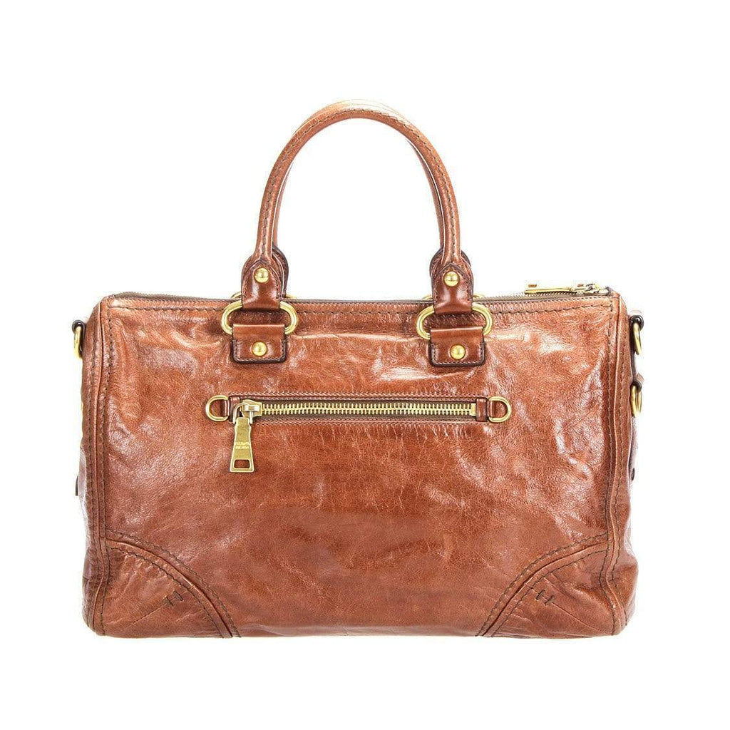 Prada Vitello Shine 2 Way Handbag – LuxuryPromise