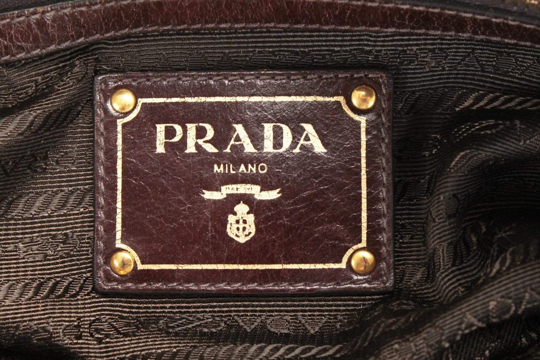 Prada Prada Vitello Shine 2Way Handbag