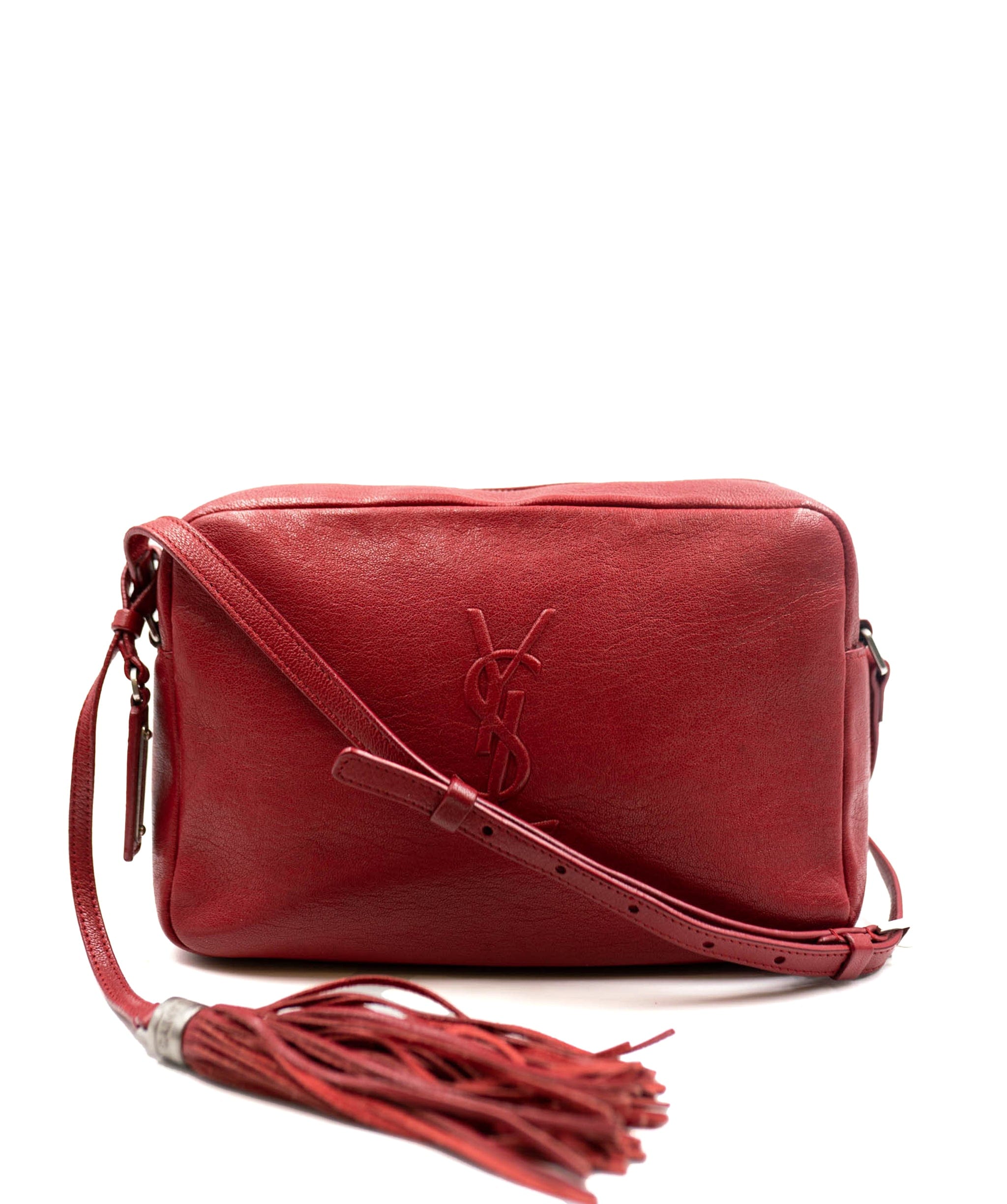 Prada Saint Laurent Red Tassel Lou Camera Bag - AWC1682