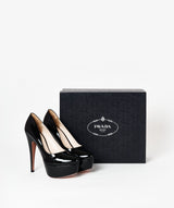 Prada Prada Black Patent Heels Size 39